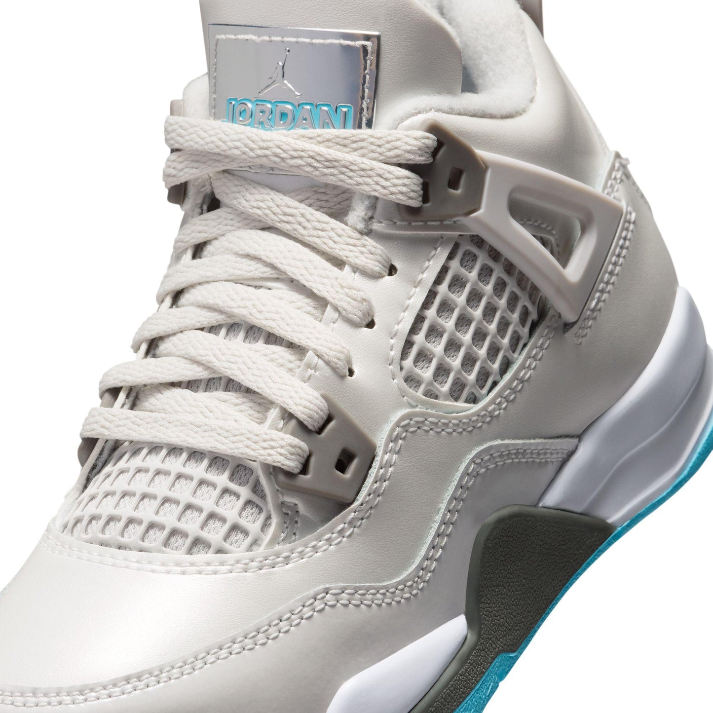 Jordan 4 Retro Little Kids' Shoes "Blue Chill"