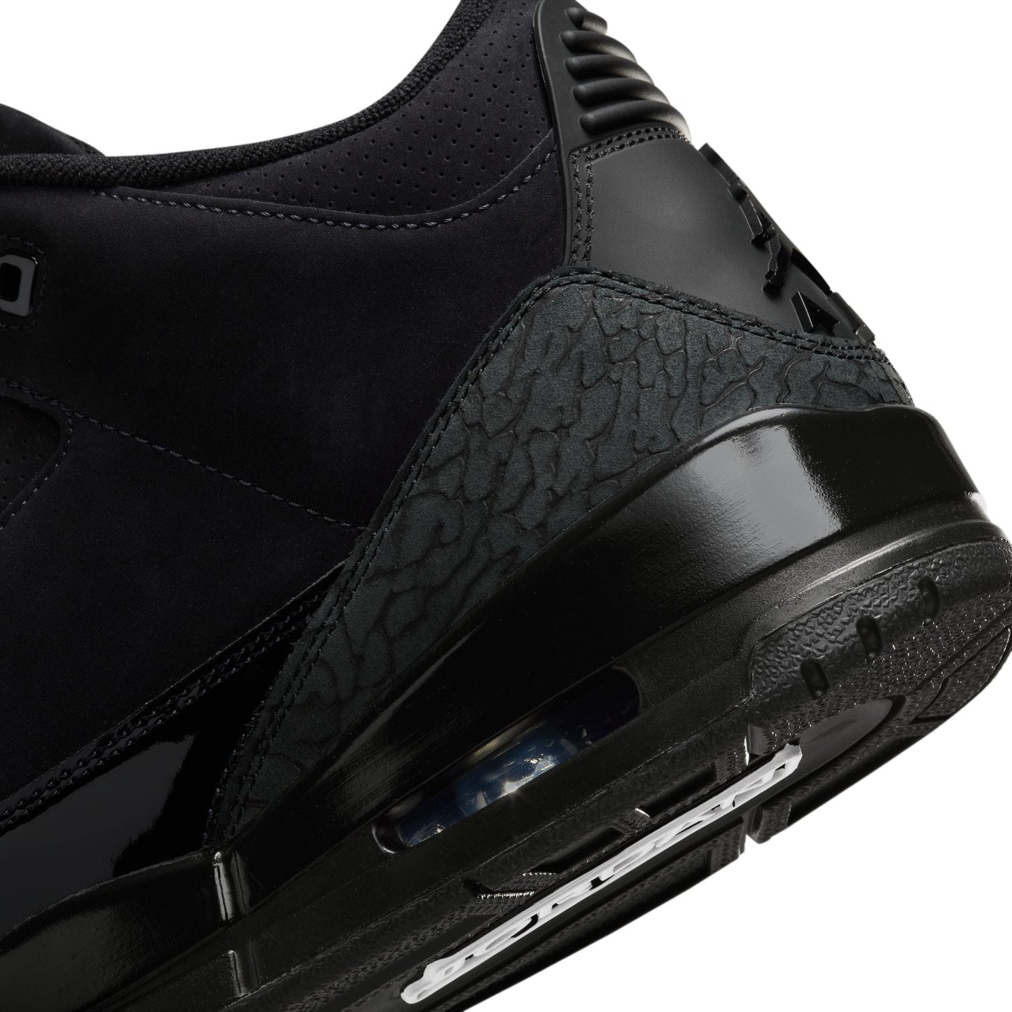 Air Jordan 3 Retro Big Kids' Shoes Black/Dark Charcoal-White