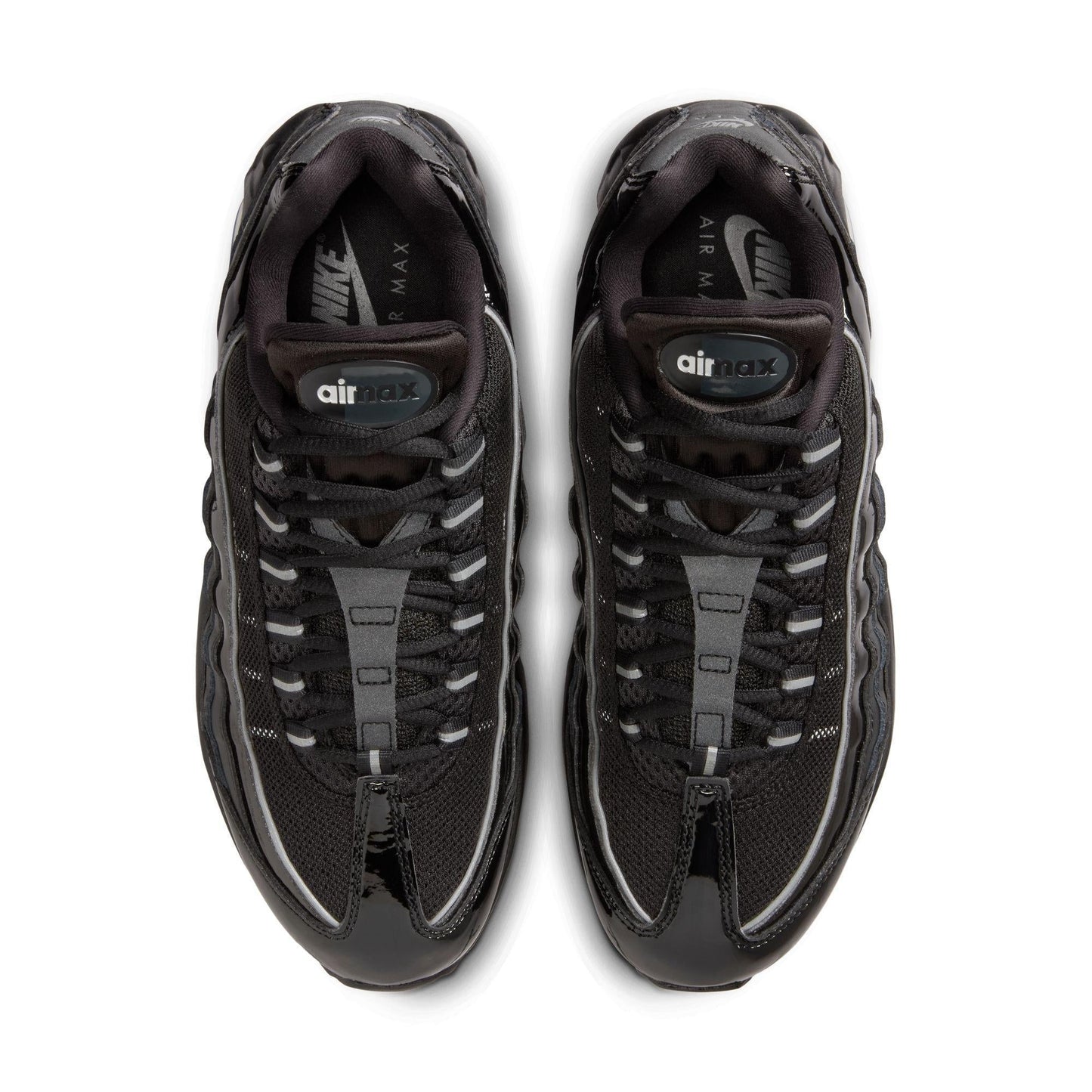 Women's Nike Air Max 95 Black/Metallic Silver-Reflect Silver