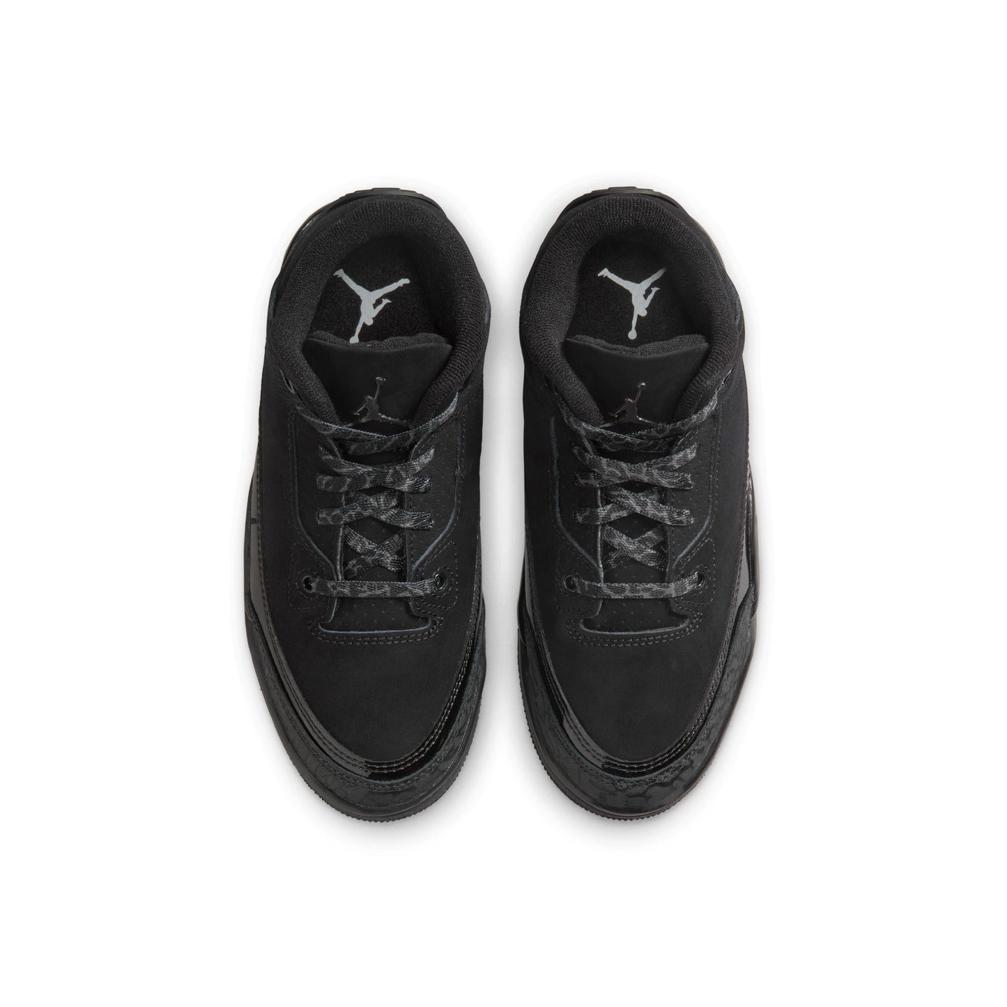 Jordan 3 Retro Little Kids' Shoes Black/Dark Charcoal-White