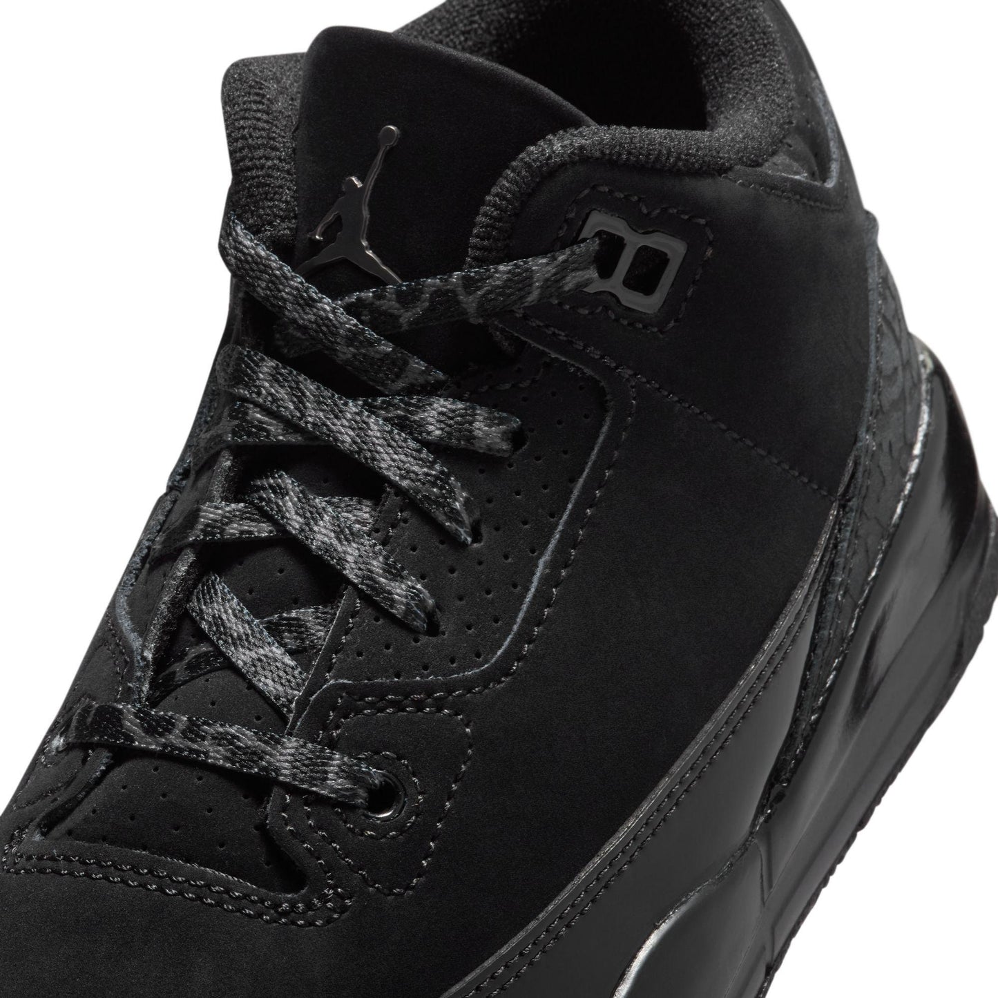 Jordan 3 Retro Little Kids' Shoes Black/Dark Charcoal-White