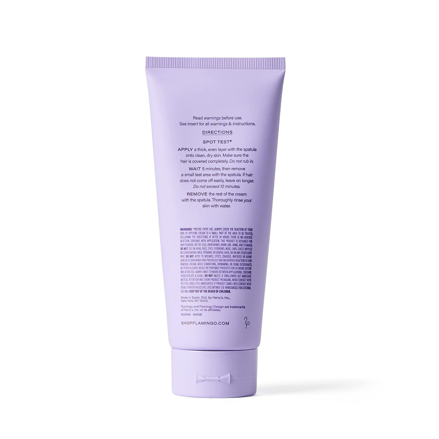 Flamingo Body Hair Removal Cream for Sensitive Skin | Gentle Formula | 6.76 fl oz