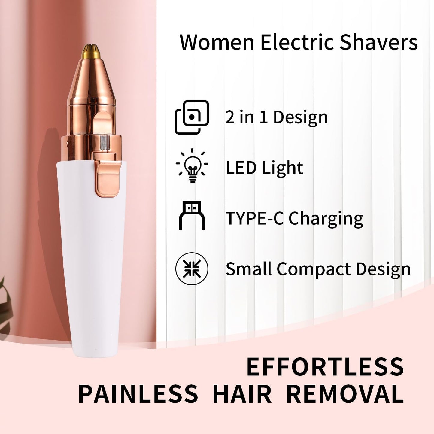 Purest™ 2 in 1 Facial Hair Remover
