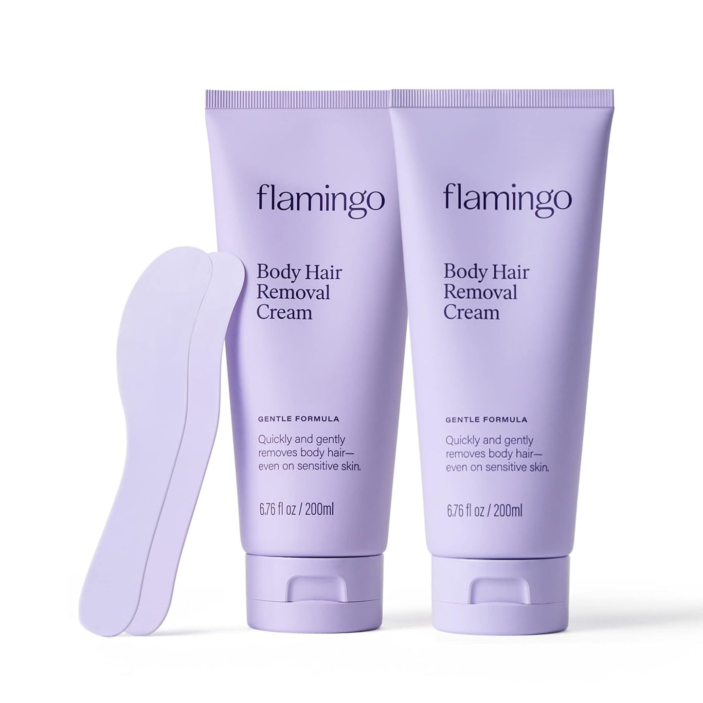 Flamingo Body Hair Removal Cream for Sensitive Skin | Gentle Formula | 6.76 fl oz