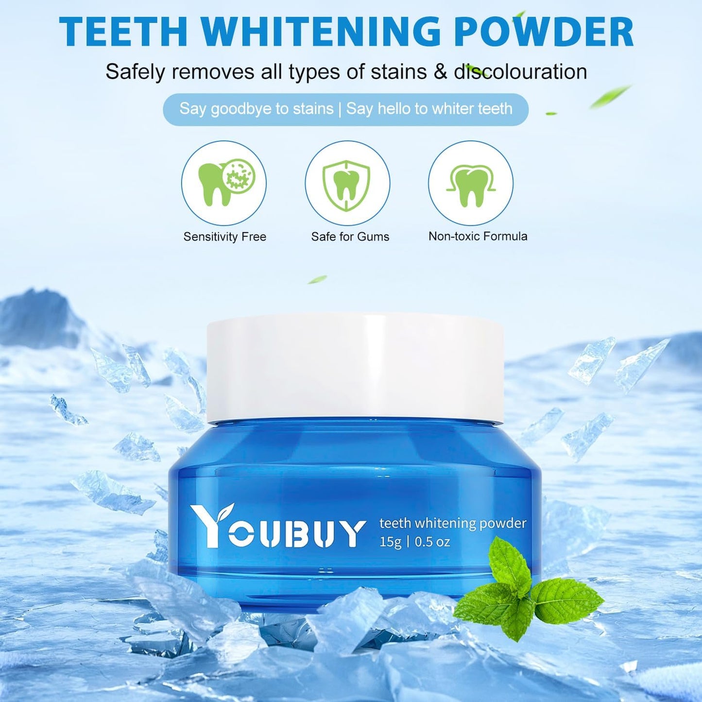 Purest Teeth Whitening Brightening Powder