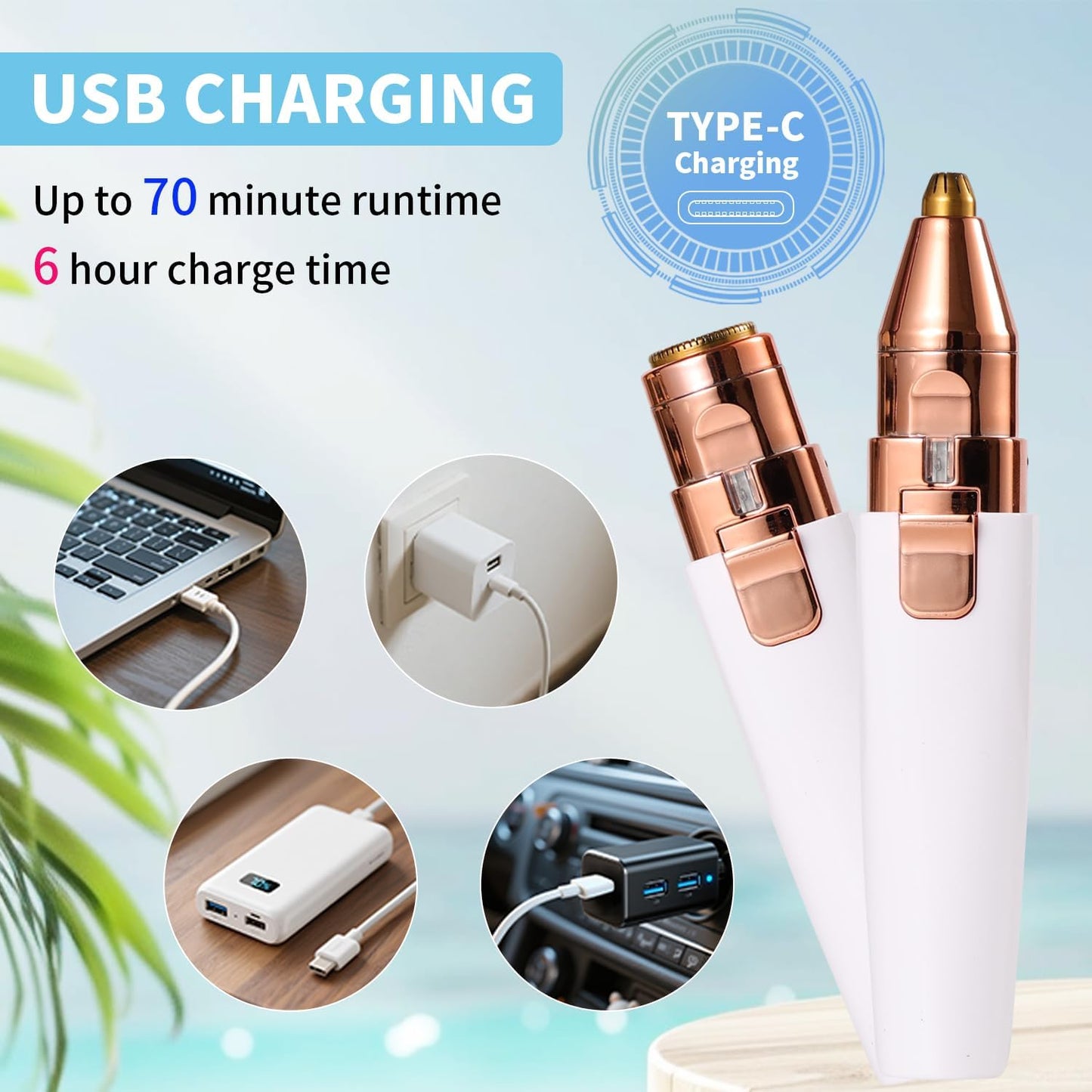 Purest™ 2 in 1 Facial Hair Remover