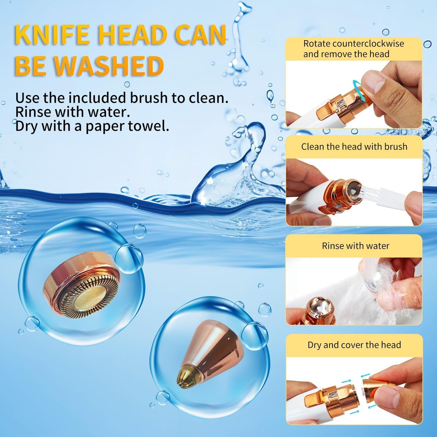 Purest™ 2 in 1 Facial Hair Remover