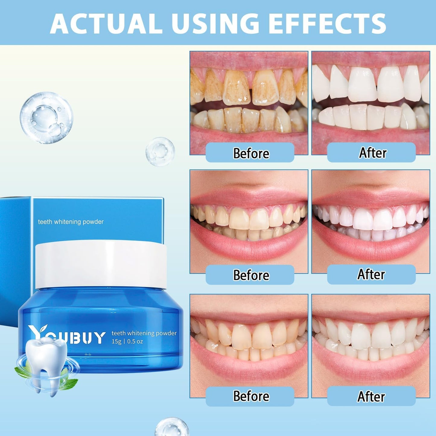 Purest Teeth Whitening Brightening Powder
