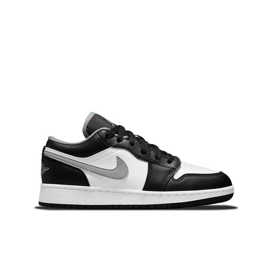 Air Jordan 1 Low Big Kids' Shoes Black/Particle Grey-White