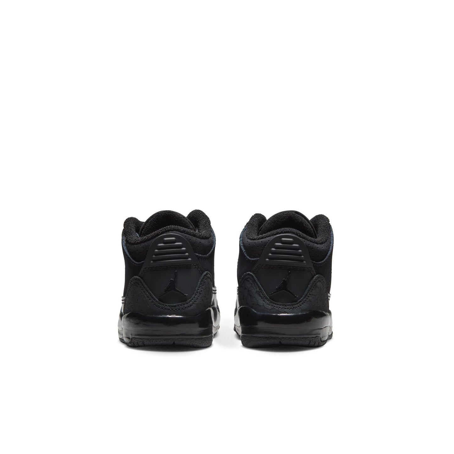 Jordan 3 Retro Baby/Toddler Shoes Black/Dark Charcoal-White