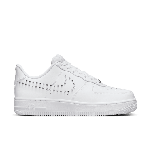 WOMENS AIR FORCE 1 '07 WHITE/CHROME-METALLIC SILVER