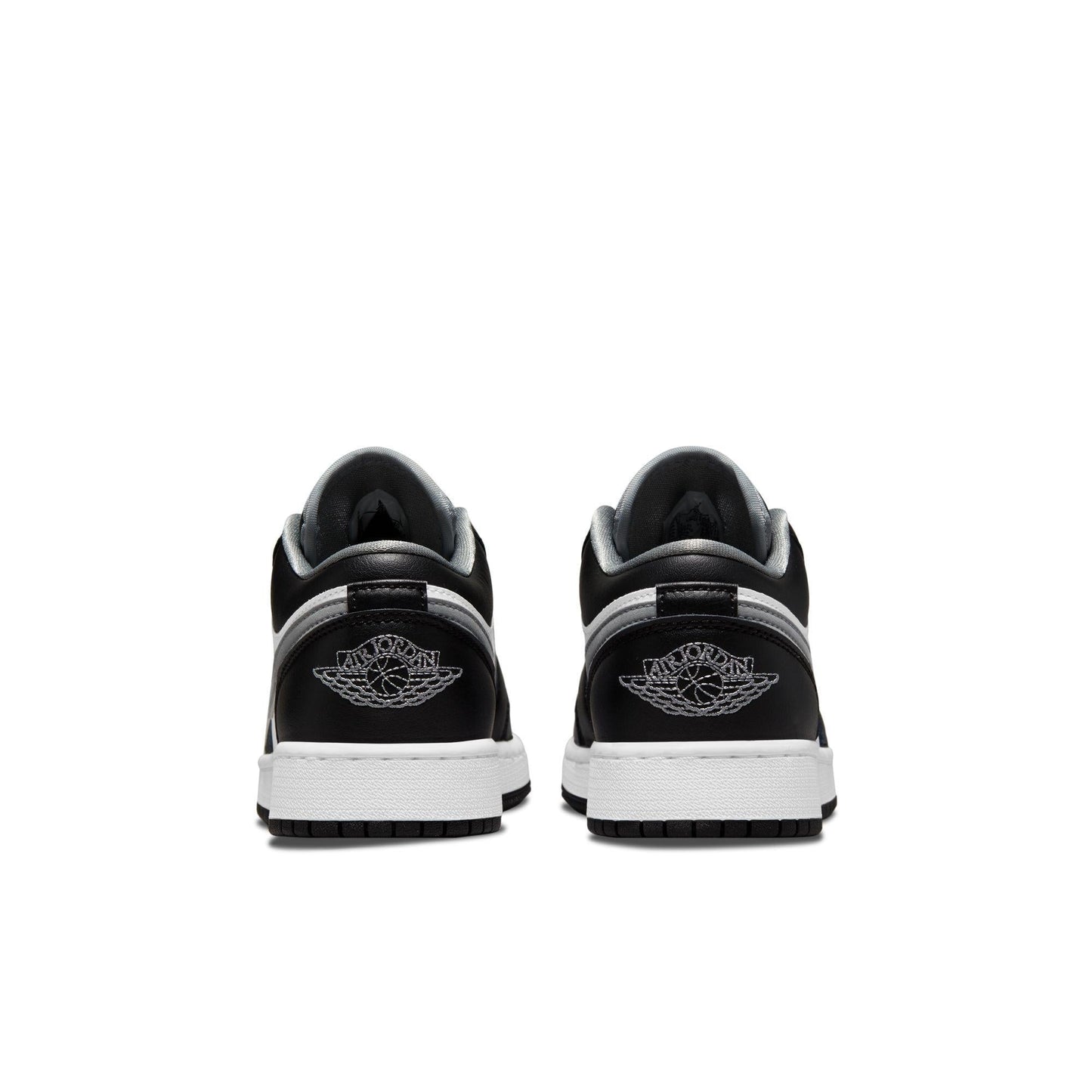 Air Jordan 1 Low Big Kids' Shoes Black/Particle Grey-White