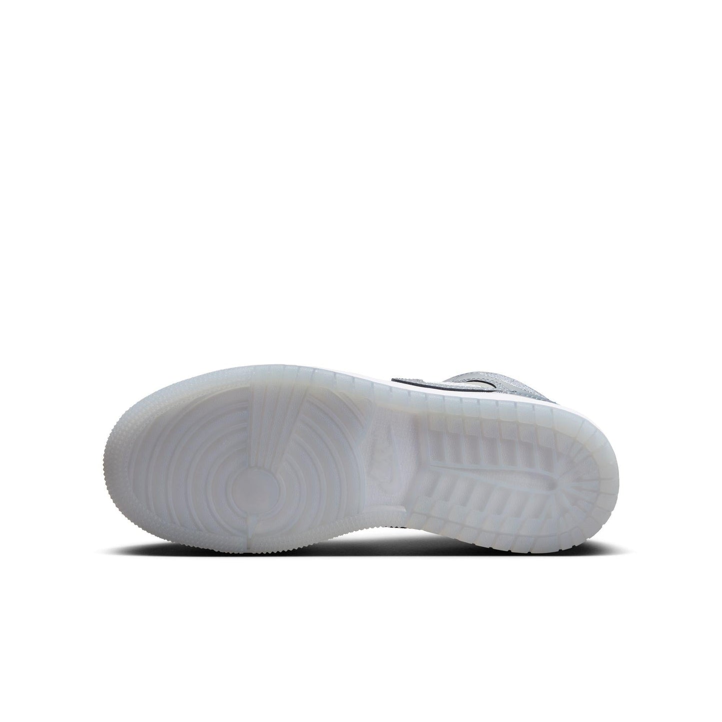 Air Jordan 1 Mid SE Big Kids' Shoes White/Cool Grey-Medium Grey