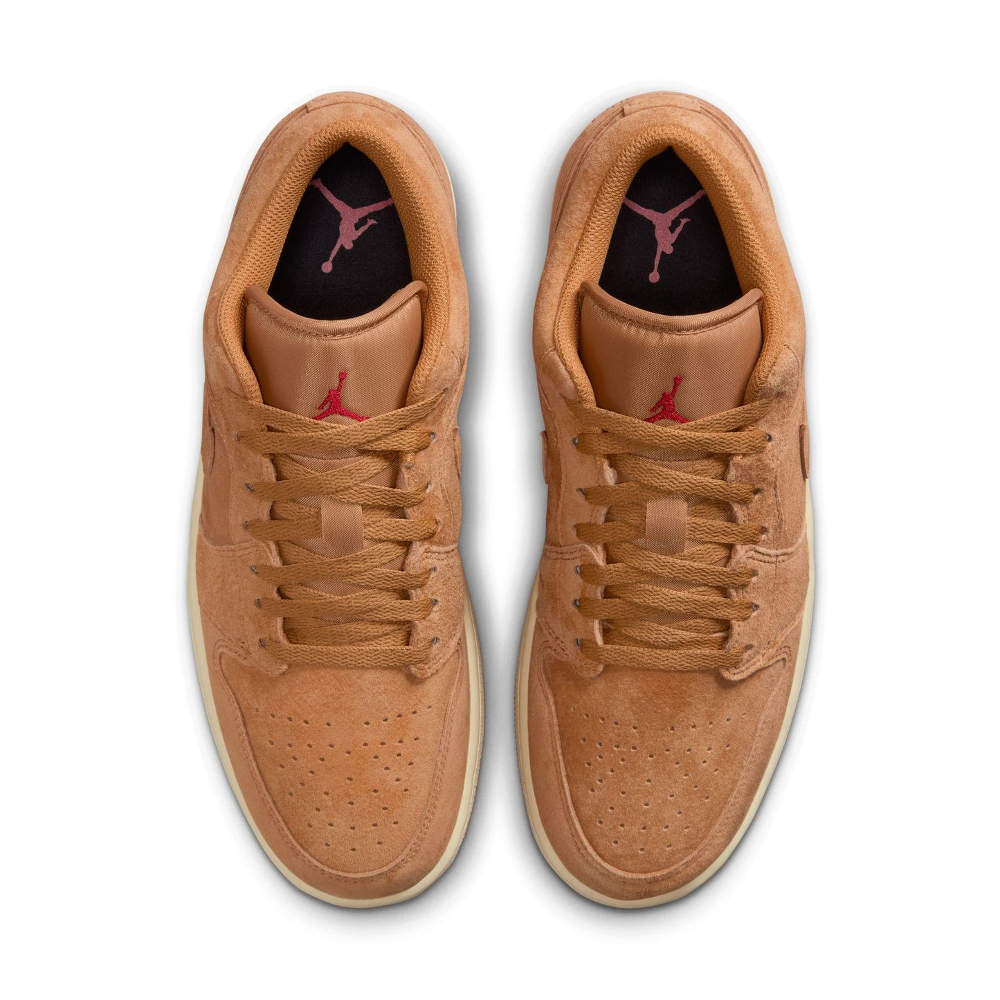 Air Jordan 1 Low SE Flax/Flax-Varsity Red-Muslin