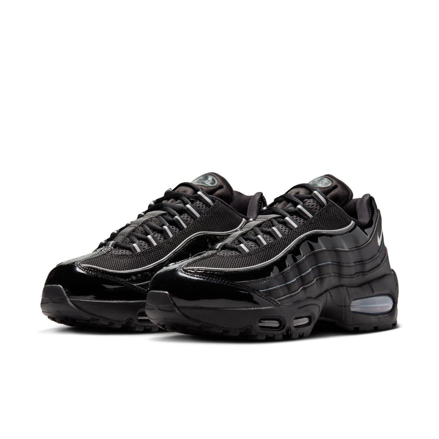 Women's Nike Air Max 95 Black/Metallic Silver-Reflect Silver